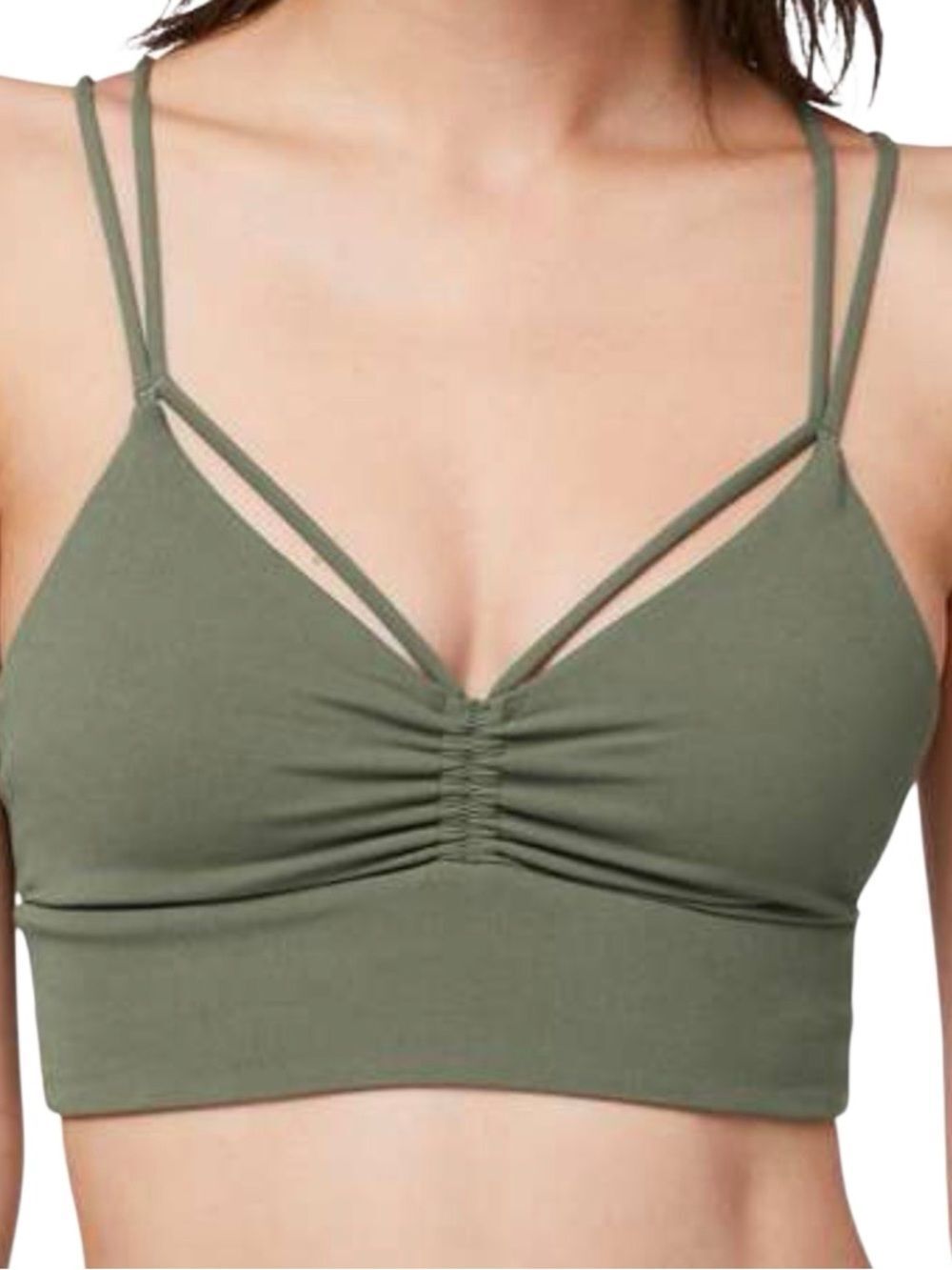 Lululemon Full Expression Bra Grey Sage Size 8